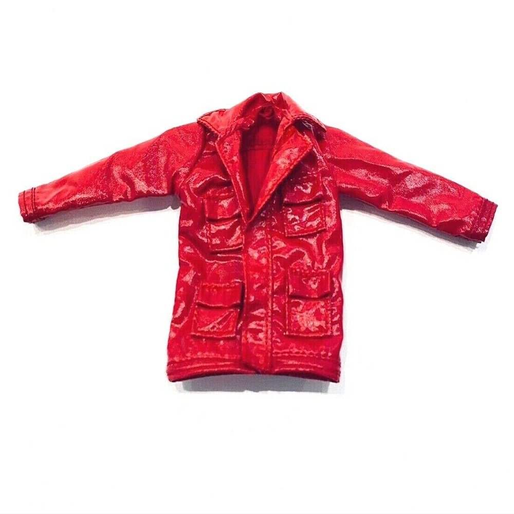 1/12 Scale Miniature Red Jacket for Mezco Marvel Legends Muscular Body (Figure NOT Included)