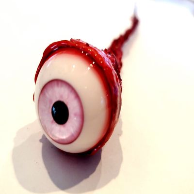 Dead Head Props Premium Life Size Ripped Out Eyeball Movie Quality Prop Halloween Prop Horror Prop (Many Colors) (Pink)