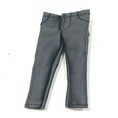 1/12 Scale Miniature Black Leather Pants for Marvel Legends Mezco Body (Figure NOT Included)