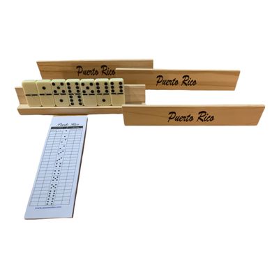 XANDER T Puerto Rico Domino Holder with Score Sheet