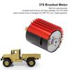 370 Brushed Motor with Heat Sink 2 Speed Metal Gear Brushed Motor with Heat Sink for WPL RC Car(red) Sportinggoods Car Model Accessories view 3