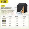 Iceberg Elf Playhouse Cover, Outdoor Plastic Wooden Playhouse Covers, 50" L X 45" W X 55" H, Waterproof, Easy To Put On With Side Zipper, 640d Heavy Duty Oxford Fabric, (Black) view 2