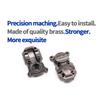 CODA RACING Brass Diff Cover Front&Rear for AXIAL SCX24 Deadbolt C10 Gladiator Brocon Upgrades 1/24 RC Crawler Car view 2