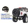 CODA RACING Brass Diff Cover Front&Rear for AXIAL SCX24 Deadbolt C10 Gladiator Brocon Upgrades 1/24 RC Crawler Car view 3