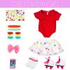 18 Inch Girl Doll Travel Skating Sport Play Set - 7PC Outdoor Accessories (Not Include Doll) view 2