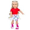 18 Inch Girl Doll Travel Skating Sport Play Set - 7PC Outdoor Accessories (Not Include Doll) view 4