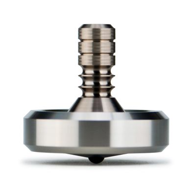 DjuiinoStar Premium Spinning Top, Stainless Steel Collar with Titanium Stem, 8-10 Minutes, High Precision EDC Desktop Toy DST-812R