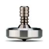 DjuiinoStar Premium Spinning Top, Stainless Steel Collar with Titanium Stem, 8-10 Minutes, High Precision EDC Desktop Toy DST-812R view 1