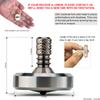 DjuiinoStar Premium Spinning Top, Stainless Steel Collar with Titanium Stem, 8-10 Minutes, High Precision EDC Desktop Toy DST-812R view 2