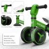 Baby Balance Bike for 1 Year Old Boys Girls, 12-36 Months Riding Toys Toddler Bike with Adjustable Seat, No Pedal Infant 4 Wheels Bicycle, Baby's First Bike First Birthday Gift Christmas view 3