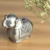 Elephant Piggy Bank, Baby Piggy Bank Coin Money Saving Bank Alloy Mini Cash Can Pot Gifts Novelty Baby Keepsake for Kids Girls Boys Desktop Home Keepsake Christmas Birthday Nursery Decor Ornament view 2