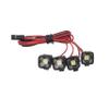 DKKY RC Car Lights LED Spotlights 1/10 Scale RC Crawler Accessories for Axial SCX10 90046 Traxxas TRX4 TRX6 Wraith RR10 MST Redcat Gen8 (4 Single Lights Without Controller) view 3