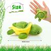 12 Pieces Plush Stuffed Ocean Animals, Mini Soft Stuffed Sea Animals Bulk Sea Creatures Toys for Kids(Small Turtle Style,3.2 Inch) view 2