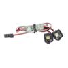 DKKY RC Car Lights LED Spotlights 1/10 Scale RC Crawler Accessories for Axial SCX10 90046 Traxxas TRX4 TRX6 Wraith RR10 MST Redcat Gen8 (2 Single Lights w/Controller) view 3