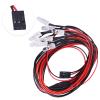 Hobbyfire RC Light Kit 8Leds LED Lights Headlights Taillight for Traxxas Slash Arrma Axial SCX10 Redcat Losi Tamiya HSP HPI RC4WD RC Car Truck Tank Crawler. view 2