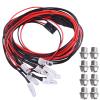 Hobbyfire RC Light Kit 8Leds LED Lights Headlights Taillight for Traxxas Slash Arrma Axial SCX10 Redcat Losi Tamiya HSP HPI RC4WD RC Car Truck Tank Crawler. view 3