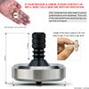 DjuiinoStar Premium Spinning Top, Stainless Steel Collar with Zirconium Stem, 8-10 Minutes, High Precision EDC Desktop Toy DST-813R view 2