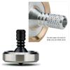 DjuiinoStar Premium Spinning Top, Stainless Steel Collar with Zirconium Stem, 8-10 Minutes, High Precision EDC Desktop Toy DST-813R view 3