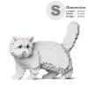JEKCA Exotic Shorthair Cat 01S-M03 | Cat Plastic Building Blocks | Age 14+ view 2