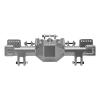 Replacement RC Axle Housing, RC Metal Axle Housing Replacement Bridge Shell Compatible with LMT 1/8 RC Car() view 1