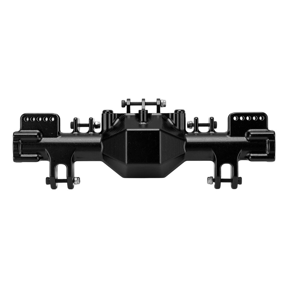 Replacement RC Axle Housing, RC Metal Axle Housing Replacement Bridge Shell Compatible with LMT 1/8 RC Car(Black)