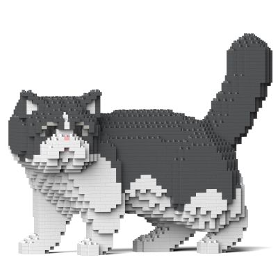 JEKCA Exotic Shorthair Cat 01S-M02 | Cat Plastic Building Blocks | Age 14+