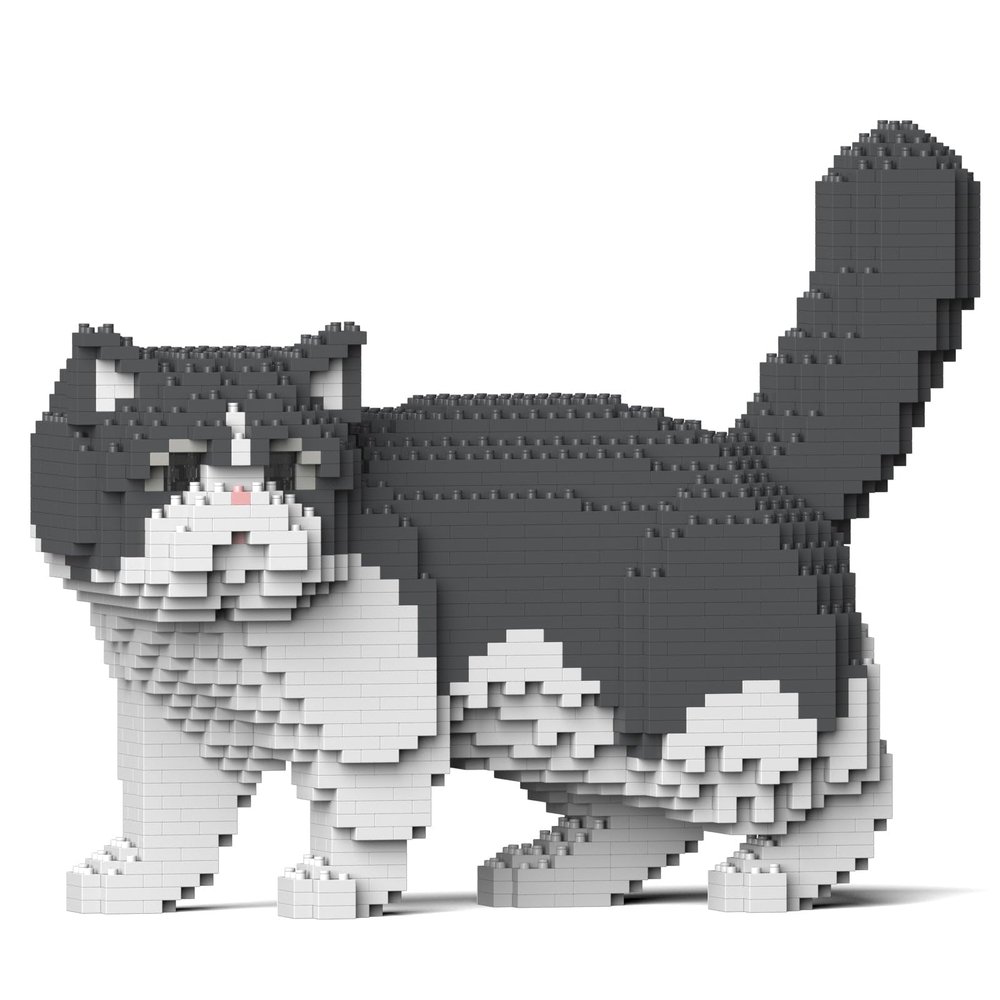 JEKCA Exotic Shorthair Cat 01S-M02 | Cat Plastic Building Blocks | Age 14+