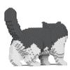 JEKCA Exotic Shorthair Cat 01S-M02 | Cat Plastic Building Blocks | Age 14+ view 4
