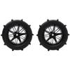 GDOOL 2 Pieces RC 1:16 Pre-Glued Paddles Buggy Tires Hex 12mm Wheels for Snow Sand H16BM 16889 16890A H16E H16GT H16DR H16 HB17 144001 144002 124016 16890 Off Road Car(2 PCS) view 2