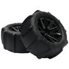GDOOL 2 Pieces RC 1:16 Pre-Glued Paddles Buggy Tires Hex 12mm Wheels for Snow Sand H16BM 16889 16890A H16E H16GT H16DR H16 HB17 144001 144002 124016 16890 Off Road Car(2 PCS) view 3