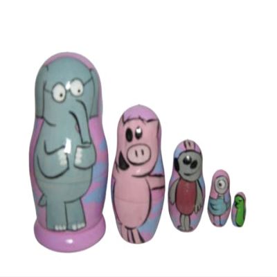 Elephant and Piggie Nesting Doll