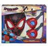 Marvel Spider-Man: Across The Spider-Verse Web Action Gear, Miles Morales Costume Mask and Gauntlets, Super Hero Toys for 5 Year Old Boys and Girls and Up view 2