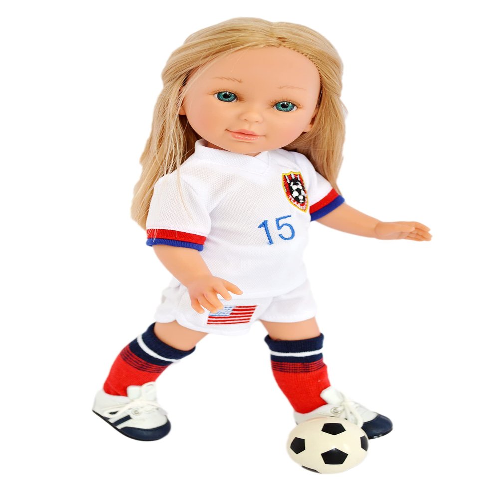 USA Soccer Outfit Fits14 and 14.5 Inch Dolls Fits Lorelei and Friends Dolls