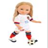 USA Soccer Outfit Fits14 and 14.5 Inch Dolls Fits Lorelei and Friends Dolls view 1
