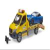 Bruder 02675 MB Sprinter Transporter, Light + Sound Module and Bruder Roadster view 2