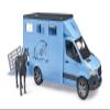 Bruder 02674 MB Sprinter Animal Transporter with 1 Horse view 2