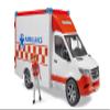 Bruder 02676 MB Sprinter Ambulance with Driver and Light + Sound Module view 2