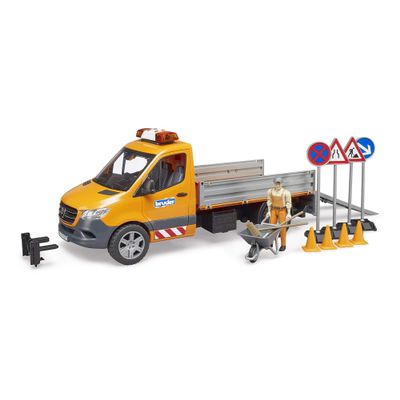Bruder 02677 MB Sprinter Municipal with Driver, Light + Sound Module and Accessories