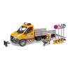 Bruder 02677 MB Sprinter Municipal with Driver, Light + Sound Module and Accessories view 1