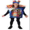 Rasta Imposta Sour Gummy Worms Child Costume Snacks Food Dress Up Kids Children Cosplay Party Costumes, Childs Size 7-10 view 2