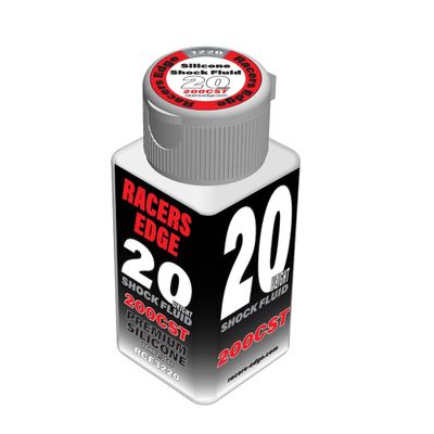 Racers Edge RCE3220 20 Weight, 200cSt, 70ml 2.36oz Pure Silicone Shock Oil