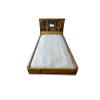 2 Piece Standard Light Brown Vinyl Padded Rail Caps view 1