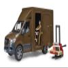 Bruder 02678 MB Sprinter UPS with Driver and Accessories view 4