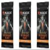 3 Packs Magic: The Gathering Draft Booster Pack Lot MTG Innistrad Midnight Hunt view 1