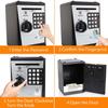 LIKE Toy Piggy Bank Safe Box Fingerprint ATM Bank ATM Machine Money Coin Savings Bank for Kids (Silver) view 3