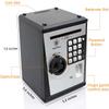 LIKE Toy Piggy Bank Safe Box Fingerprint ATM Bank ATM Machine Money Coin Savings Bank for Kids (Silver) view 4