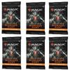 6 Packs Magic: The Gathering Draft Booster Pack Lot MTG Innistrad Midnight Hunt view 1