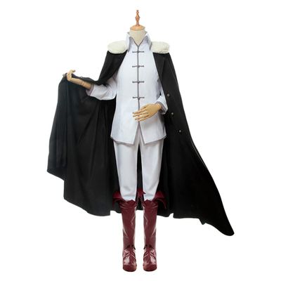 Weixu Cosplay Costume White Uniform Suit with Cloak for Men Halloween Outfits L