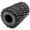 HOBBYSOUL 4pcs RC 1.9 Mud-Terrain Tires Height 121mm/4.75inch Tyres For 1/10 Crawler FCX10 Traxxas TRX4 Axial SCX10 Pro SCX10 UTB18 Redcat Gen8 view 1