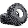 HOBBYSOUL 4pcs RC 2.2 Crawler Tires Soft Sticky 127mm/5.0inch Tall 2.2 Tires Tyres for 1/10 Axial Wraith Axial Yeti/Traxxas TRX4 AMG 6x6 / redcat Everest 10 view 3